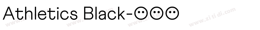 Athletics Black字体转换